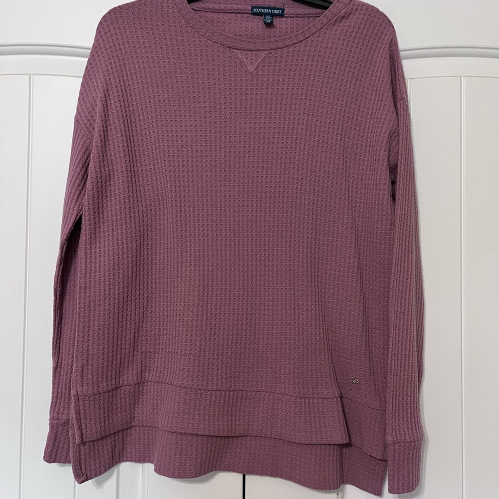 Purple sweatshirt